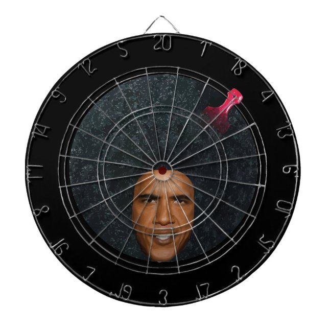 "Profil-" Bullauge Präsidenten-Barack Obama Dartscheibe (vorne)