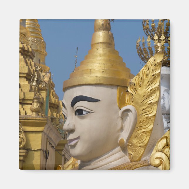 Profil der Buddha-Statue Magnet (Vorne)