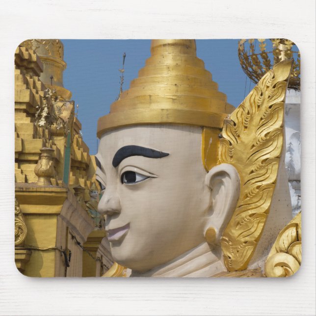 Profil der Buddha-Statue Mousepad (Vorne)