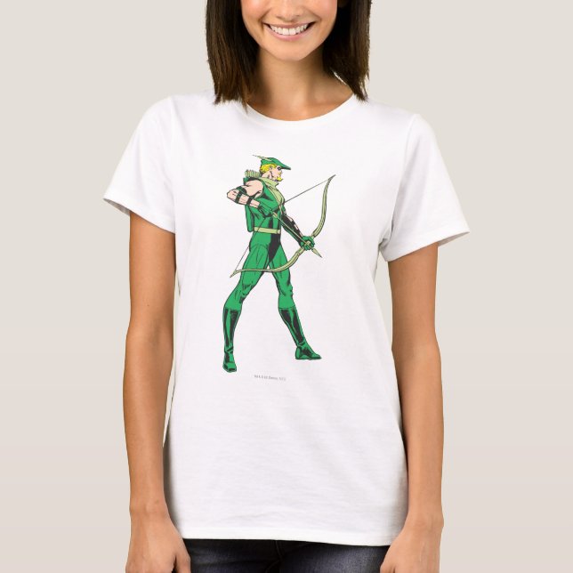 Profil der grünen Pfeil T-Shirt (Vorderseite)