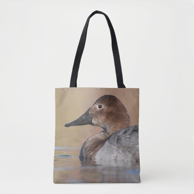 Profil der weiblichen Canvasback-Ente (Vorderseite)