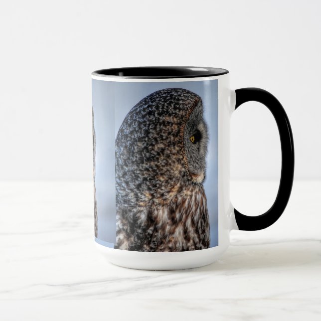 Profil des Fotos "Great Gray Owl Wildlife - Raptor Tasse (Rechts)