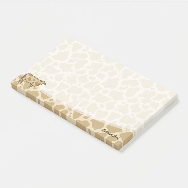 Profil des Kuhs - Anmerkungen Post-it Klebezettel (angewinkelt)