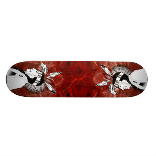 Profil des systemeigenen Amerikanischen Ureinwohne Skateboard
