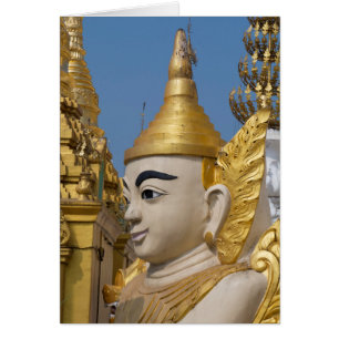 Profil einer Buddha-Statue