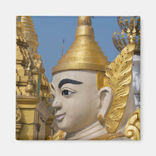 Profil einer Buddha-Statue Magnet