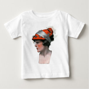 Profil einer Frau Baby T-shirt