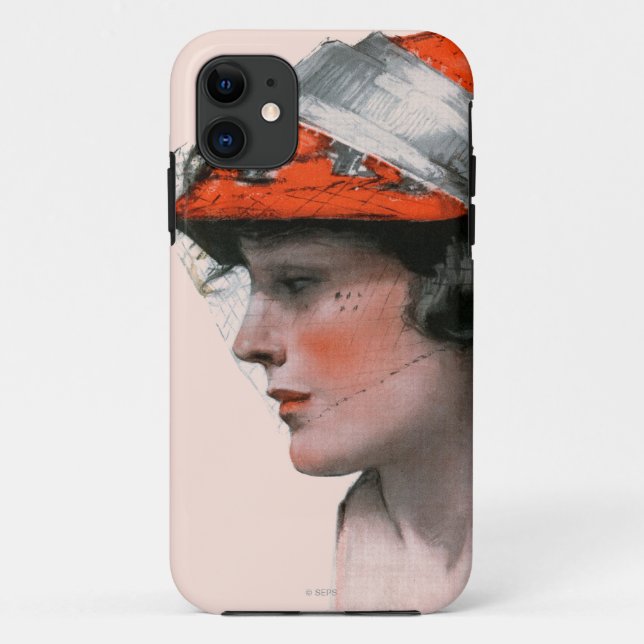 Profil einer Frau Case-Mate iPhone Hülle (Rückseite)