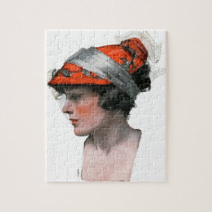 Profil einer Frau Puzzle