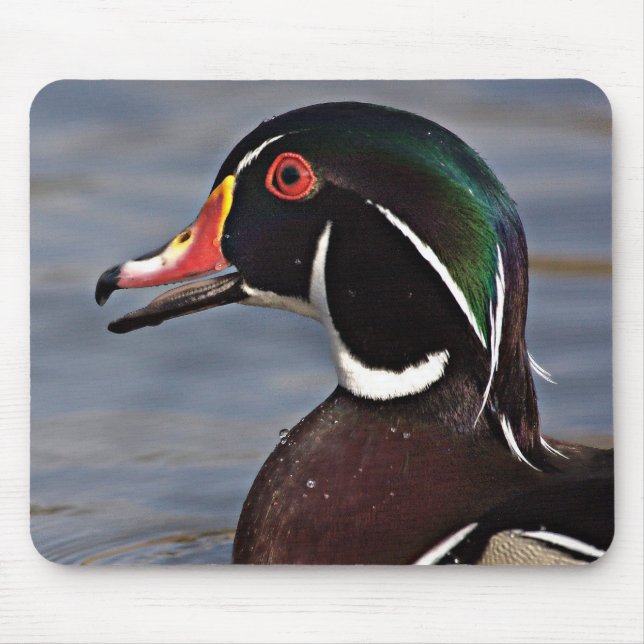 Profil einer Holzente Mousepad (Vorne)
