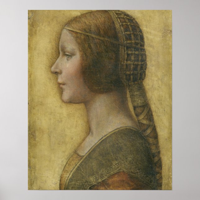 Profil eines jungen Verlobten Poster (Vorne)