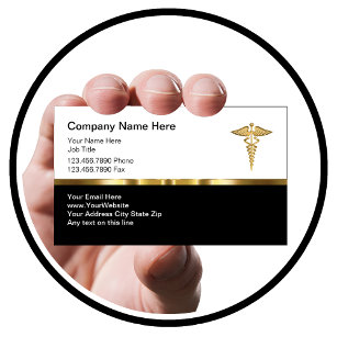 Profil für klassische medizinische Unternehmen Visitenkarte