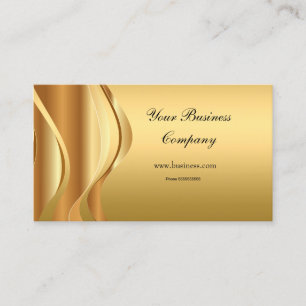Profil Gold Elegant Klassisch Visitenkarte