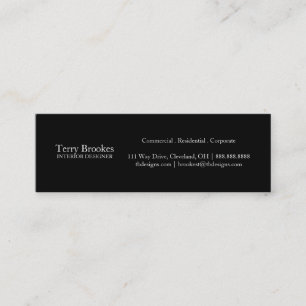 Profil II  blk der Visitenkarte-  Mini Visitenkarte