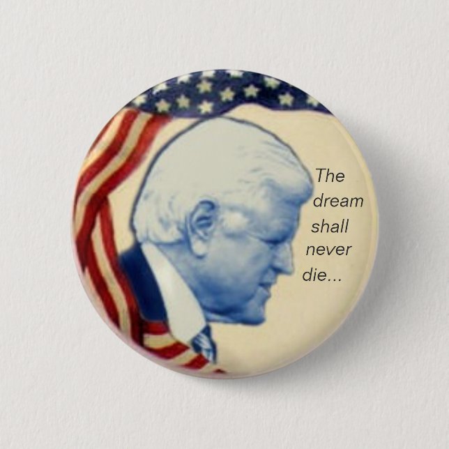 Profil-Knopf Teds Kennedy Button (Vorderseite)