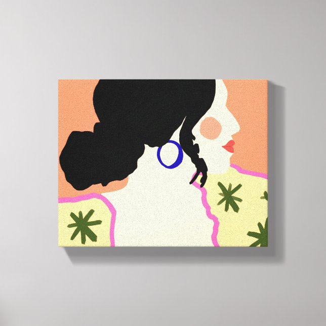 Profil Leinwanddruck (Vorderseite)