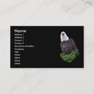Profil oder Visitenkarte, Adler Visitenkarte