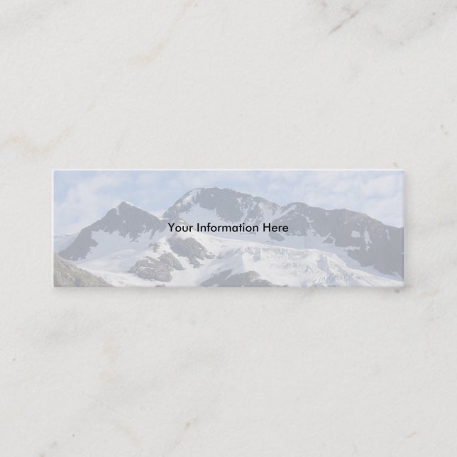 Profil oder Visitenkarte, Landschaft Mini Visitenkarte (Vorderseite)