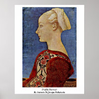 Profil Portrait von Antonio Di Jacopo Pollaiuolo