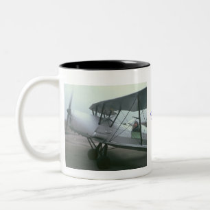 Profil, Profil, fliegender Jack Zweifarbige Tasse