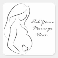 Profil Schwangere Bauchmuskeln Herz