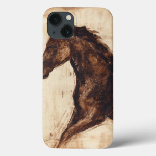 Profil wilden Pferds Browns iPhone 13 Hülle