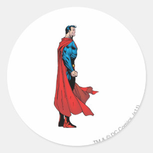 Profilansicht Runder Aufkleber