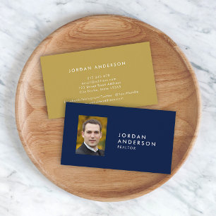 Profile-Foto Einfache Minimalistisch bearbeitbare  Visitenkarte