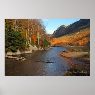 Profile Lake, New Hampshire Print Poster