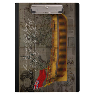 Profile Painting of Ship Jersey Klemmbrett