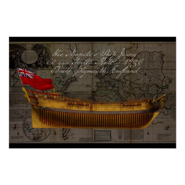 Profile Painting of Ship Jersey Poster (Vorderseite)