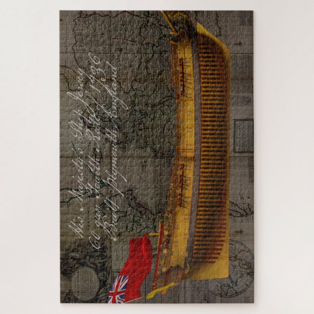 Profile Painting of Ship Jersey Puzzle (Vertikal)