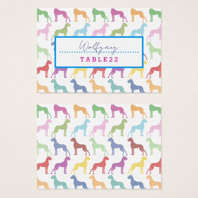 Profilkarte (Vorne & Hinten)