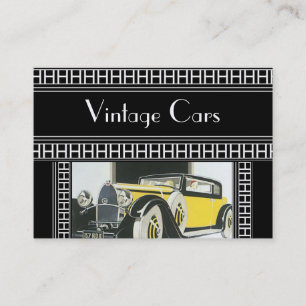 Profilkarte Oldtimer Visitenkarte