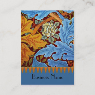 Profilkarte Vintage-Druck William Morris Visitenkarte