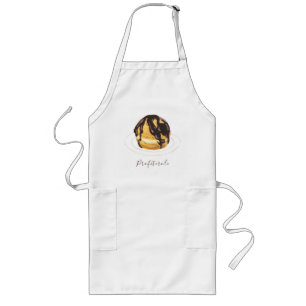 Profiterole Wasserfarbe Lange Schürze