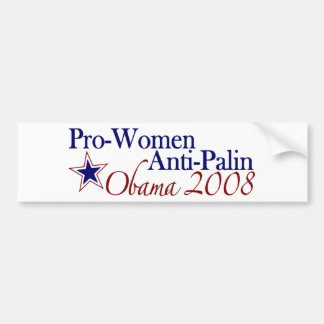 Profrauen AntiPalin (Obama 2008) Autoaufkleber