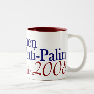 Profrauen AntiPalin (Obama 2008) Zweifarbige Tasse