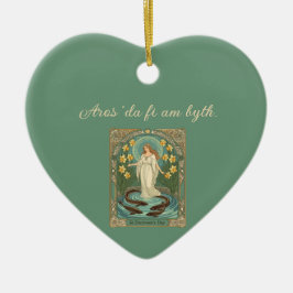 Prognose der Liebesschicksale Dwynwens Brunnen und Keramik Ornament