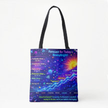 Prognose für heute: BrainyBright-Wetter!Tote bags