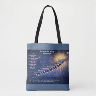 Prognose für heute: BrainyBright Wetter!Tote bags