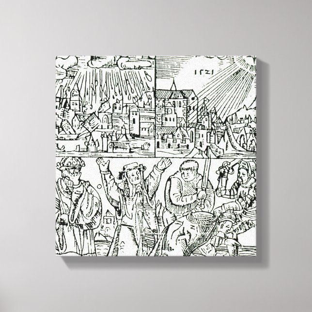 Prognosen, 1521 leinwanddruck (Vorderseite)