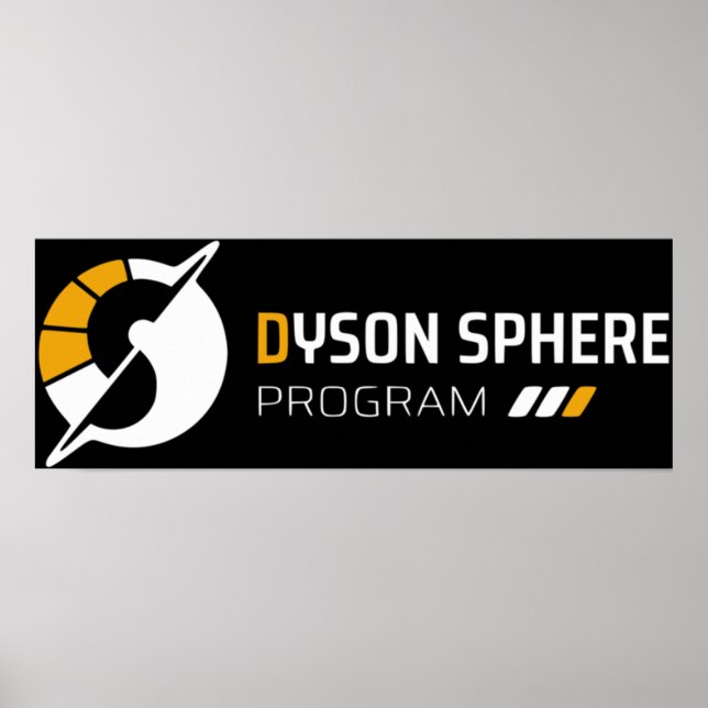 Programm Dyson Sphere Poster (Vorne)
