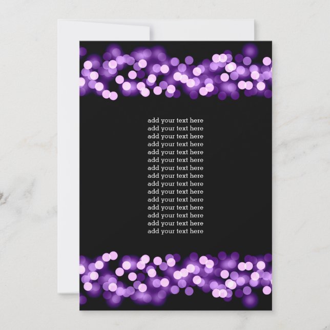 Programm Einlage Purple Hollywood Glam (Vorderseite)