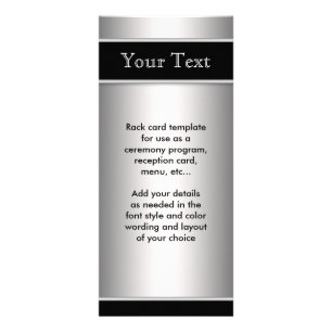 Programm für das Silver- und das Schwarze Menü