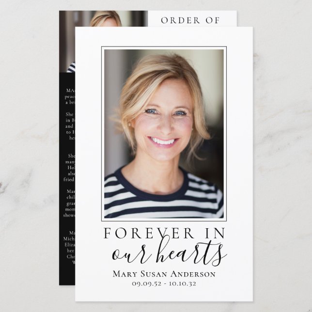 Programm für den Minimalistischen Foto-Membership- (Vorne/Hinten)