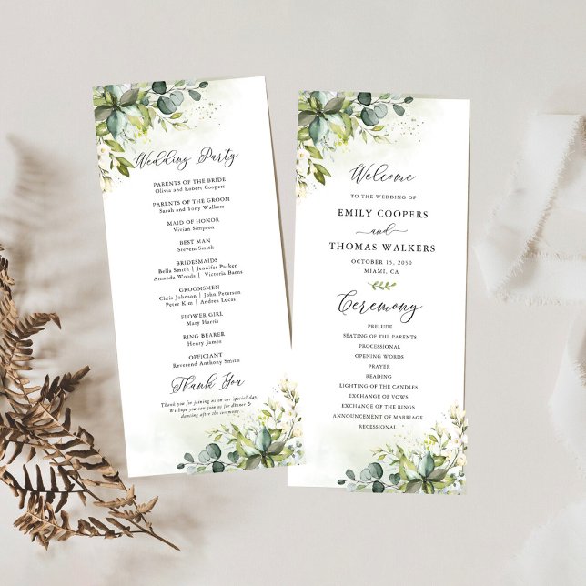 Programm für Grüne Hochzeit (Von Creator hochgeladen)