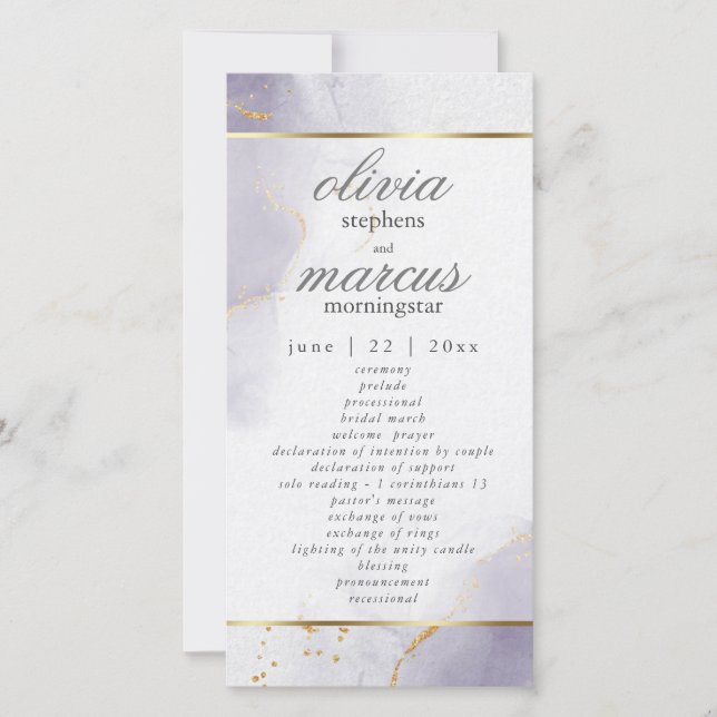 Programm Gold Dusty Plum Lila (Vorderseite)