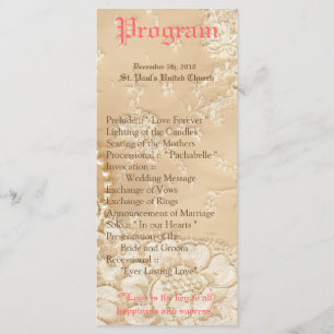 Programm-Land-Spitze viktorianisches Vint der Programm