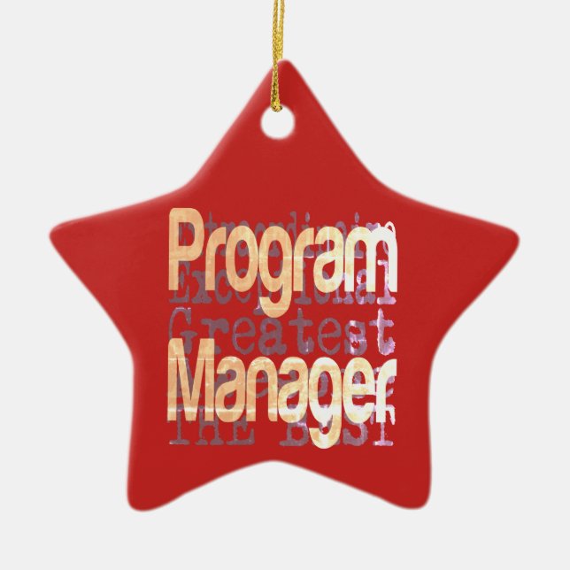 Programm-Manager Keramik Ornament (Vorne)